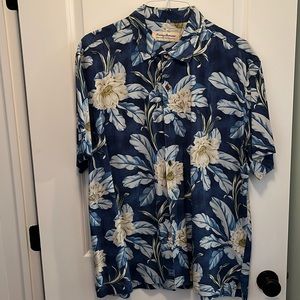 Tommy Bahama Hawaiian style dress shirt.  Heritage Tortola Silk.